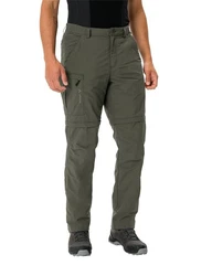 VAUDE Funktionshose Men's Farley ZO Pants V Khaki/Dunkelgrün/Grün