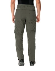 VAUDE Funktionshose Men's Farley ZO Pants V Khaki/Dunkelgrün/Grün