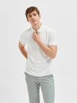 SELECTED HOMME T-Shirt Fave Weiß/Grau/Creme