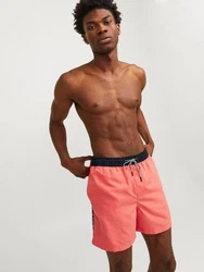 Jack & Jones Badeshorts JPSTFiji Rosa/Orange