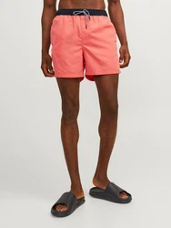 Jack & Jones Badeshorts JPSTFiji Rosa/Orange
