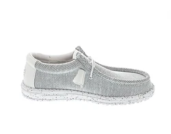 Hey Dude Wally Sox Slipper Schnürschuh Grau/Silber/Hellgrau