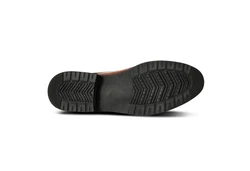 YFFUSHI Schnürschuh Herren Anzugschuhe aus echtem Rindsleder Braun/Orange/Beige