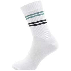 Ewers Socken GOTS Ringel Weiß/Dunkelgrün/Grün/Grau