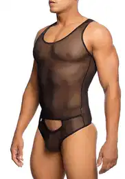 Body Transparenter String-Body - schwarz (1-tlg) transparent