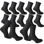 Qano Kuschelsocken Herren Schwarz