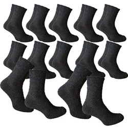 Qano Kuschelsocken Herren Schwarz