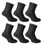 Qano Kuschelsocken Herren Schwarz