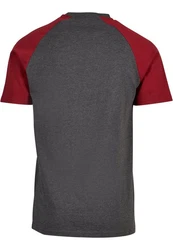 DEF T-Shirt Roy Dunkelrot/Dunkelgrau/Bordeaux/Lila