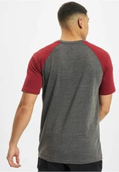 DEF T-Shirt Roy Dunkelrot/Dunkelgrau/Bordeaux/Lila