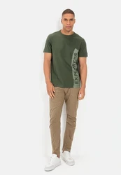 camel active Kurzarmshirt T-Shirt Dunkelgrün/Grün