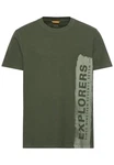camel active Kurzarmshirt T-Shirt Dunkelgrün/Grün