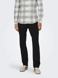 Only & Sons Regular-fit Jeans WEFT Schwarz/Grau/Dunkelgrau