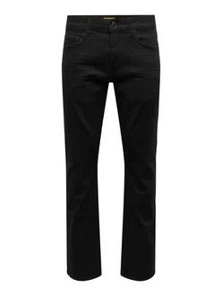 Only & Sons Regular-fit Jeans WEFT Schwarz/Grau/Dunkelgrau Only & Sons Regular-fit Jeans WEFT Schwarz/Grau/Dunkelgrau