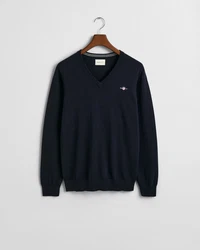 Gant Strickpullover CLASSIC COTTON V-NECK Blau