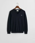 Gant Strickpullover CLASSIC COTTON V-NECK Blau