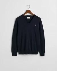 Gant Strickpullover CLASSIC COTTON V-NECK Blau