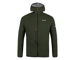 Salewa Funktionsjacke Agner 2 3L Powertex Jacke Dunkelgrün/Grün