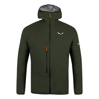 Salewa Funktionsjacke Agner 2 3L Powertex Jacke Dunkelgrün/Grün