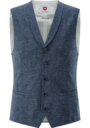 CG Club of Gents Anzugweste Paddy-N Dunkelblau/Blau/Grau/Hellblau