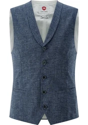 CG Club of Gents Anzugweste Paddy-N Dunkelblau/Blau/Grau/Hellblau