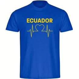 T-Shirt Herren Ecuador - Herzschlag - Mnner