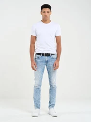 Big Star Skinny-fit-Jeans JEFFRAY Hellblau/Creme