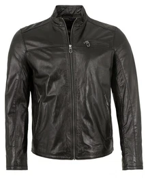 Lederjacke MSMarco - Herren Lederjacke Lammnappa schwarz