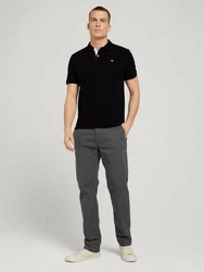 TOM TAILOR T-Shirt Poloshirt Dunkelblau/Blau