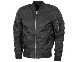 MFH US Airforce Jacke MA1 schwarz