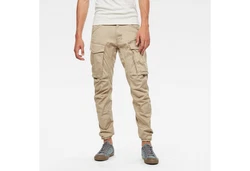 G-STAR Stretch-Jeans Rovic zip 3d regular tapered Khaki/Beige