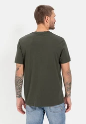 camel active Print-Shirt Dunkelgrün
