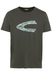 camel active Print-Shirt Dunkelgrün