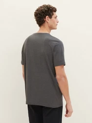 TOM TAILOR T-Shirt Basic T-Shirts (2er-Pack) Dunkelgrau/Khaki/Grau/Dunkelgrün
