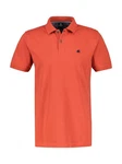 LERROS Kurzarmshirt mit Logostickerei Orange/Rot