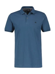 LERROS Kurzarmshirt mit Logostickerei Blau/Pastell/Hellblau/Dunkelblau
