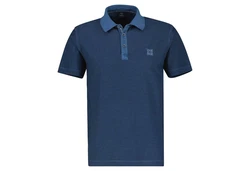 LERROS Kurzarmshirt mit Logostickerei Blau/Dunkelblau/Hellblau