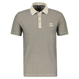 Kurzarmshirt mit Logostickerei auf der Brust