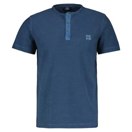 Kurzarmshirt mit Logostickerei an der Brust