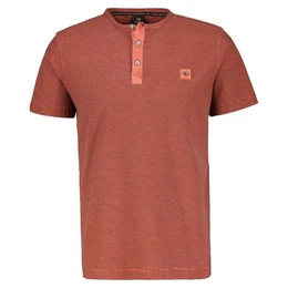 Kurzarmshirt mit Logostickerei an der Brust