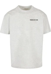 Merchcode T-Shirt Break The Rules Heavy Oversize Tee Grau/Hellgrau