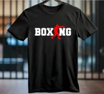 Banco Print-Shirt Herren Boxen Boxsport Outdoor Kampfsport Streetwear Outdoor Sport Schwarz/Bordeaux/Dunkelrot/Beige/Braun