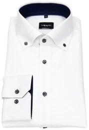 Langarmhemd Modern Fit leicht tailliert bgelfrei Button-Down-Kragen