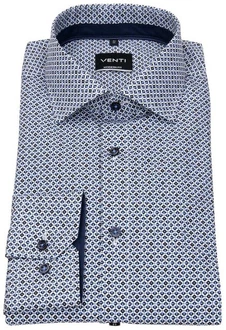 VENTI Business Langarmhemd Modern Fit Kentkragen Grau/Blau/Dunkelblau VENTI Business Langarmhemd Modern Fit Kentkragen Grau/Blau/Dunkelblau