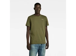 G-STAR T-Shirt Slim Base R T S/S Men Dunkelgrün/Khaki