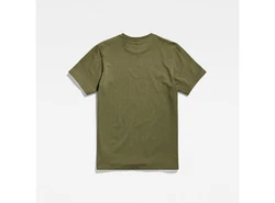G-STAR T-Shirt Slim Base R T S/S Men Dunkelgrün/Khaki