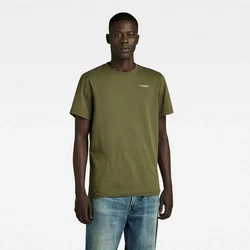 G-STAR T-Shirt Slim Base R T S/S Men Dunkelgrün/Khaki