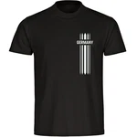 multifanshop T-Shirt Herren Germany Schwarz/Braun/Grau/Gelb/Dunkelblau