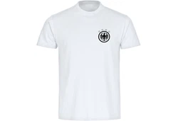 multifanshop T-Shirt Herren Deutschland Adler Retro Mnner Weiß/Creme