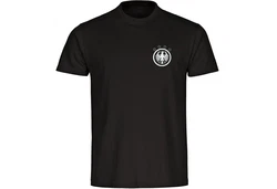 multifanshop T-Shirt Herren Deutschland Adler Retro Mnner Schwarz